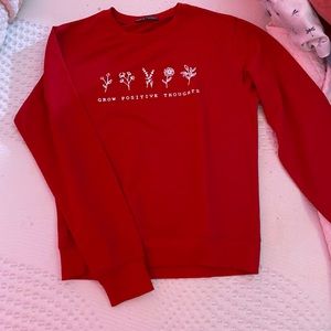 size L, shein crewneck top